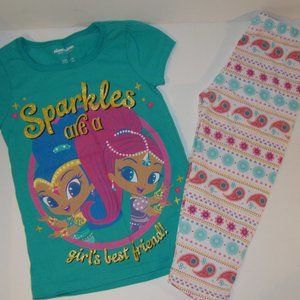 NICKELODEON SHIMMER & SHINE Graphic Tee Leggings